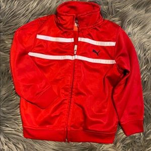 Toddler Red Puma Track Jacket